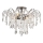 Brilagi - Plafonnier CRYSTAL 6xE14/60W/230V chrome brillant