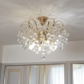 Brilagi - Plafonnier CRYSTAL 6xE14/60W/230V doré