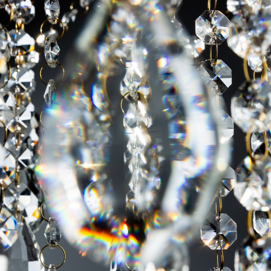 Brilagi - Plafonnier CRYSTAL 6xE14/60W/230V doré