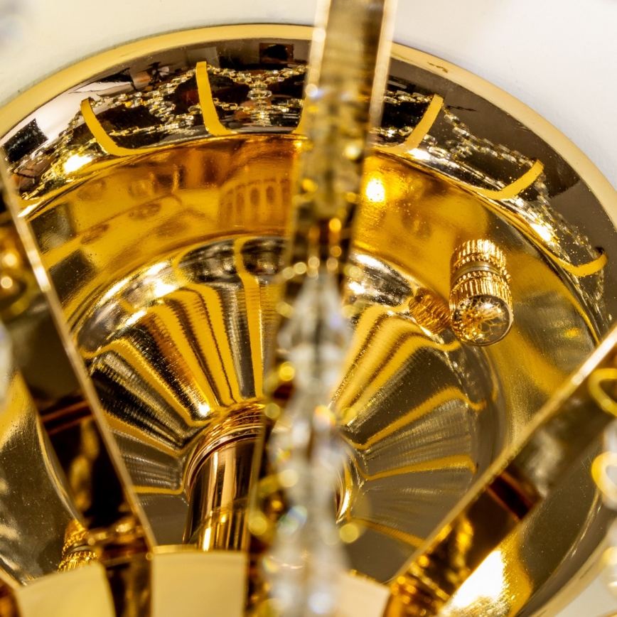 Brilagi - Plafonnier CRYSTAL 6xE14/60W/230V doré