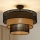 Brilagi - Plafonnier DAKOTA LUNETA 1xE27/15W/230V d. 45 cm noir/beige