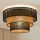Brilagi - Plafonnier DAKOTA LUNETA 1xE27/15W/230V d. 45 cm noir/beige