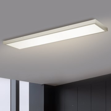 Brilagi - Plafonnier de salle de bain dimmable FRAME SMART LED/50W/230V 120x30 cm 3000-6000K IP44 argent + télécommande