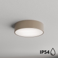 Brilagi - Plafonnier de salle de bains avec capteur CLARE 2xE27/24W/230V Ø 30 cm IP54 beige