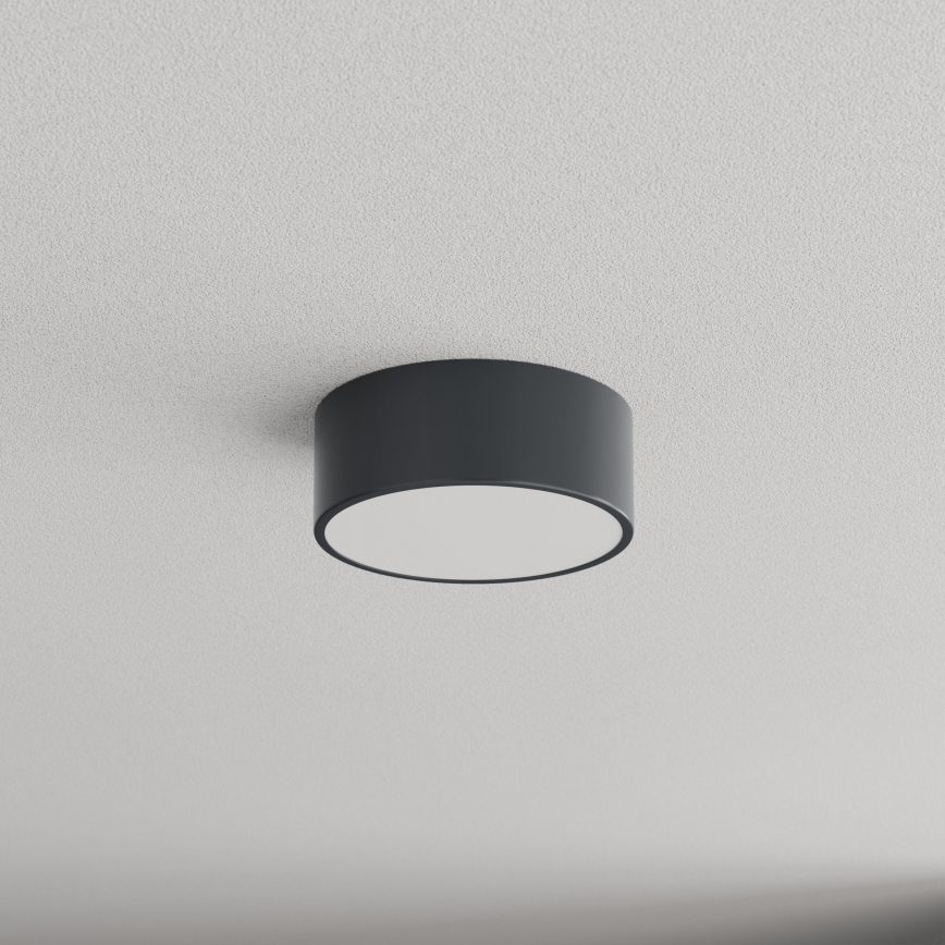 Brilagi - Plafonnier de salle de bains CLARE 1xE27/24W/230V Ø 20 cm anthracite IP54