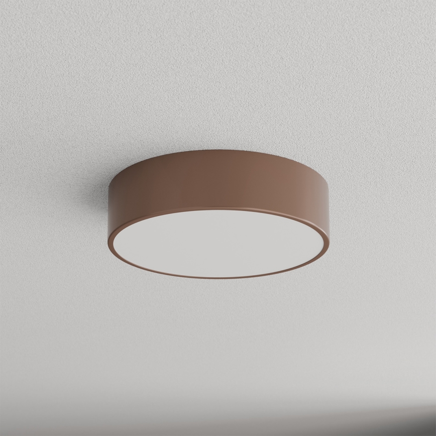 Brilagi - Plafonnier de salle de bains CLARE 2xE27/24W/230V Ø 30 cm IP54 brun