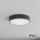 Brilagi - Plafonnier de salle de bains CLARE 3xE27/24W/230V Ø 40 cm anthracite IP54