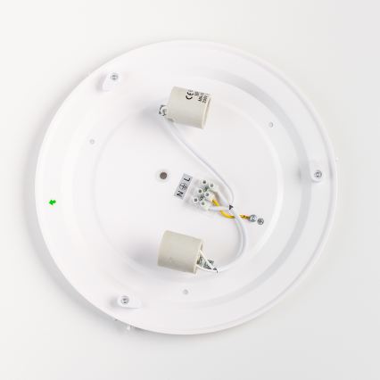 Brilagi - Plafonnier de salle de bains POOL 2xE27/15W/230V Ø 30 cm IP54 noir