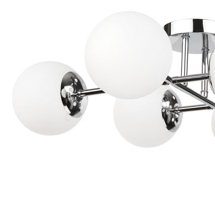 Brilagi - Plafonnier de surface MALONY 6xE14/20W/230V chrome brillant