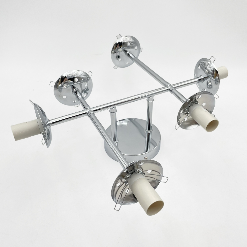 Brilagi - Plafonnier de surface MALONY 6xE14/20W/230V chrome brillant