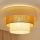 Brilagi-Plafonnier DENVER LUNETA 1xE27/15W/230V d. 45 beige/marron/crème