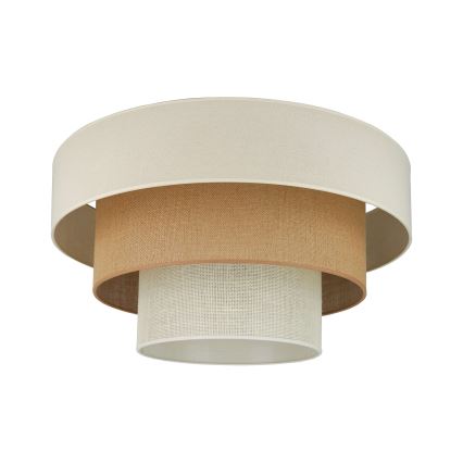 Brilagi-Plafonnier DENVER LUNETA 1xE27/15W/230V d. 45 beige/marron/crème