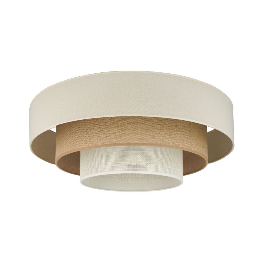Brilagi - Plafonnier DENVER LUNETA LED/12W/230V d. 60 cm 3000K/4000K/6400K beige/crème