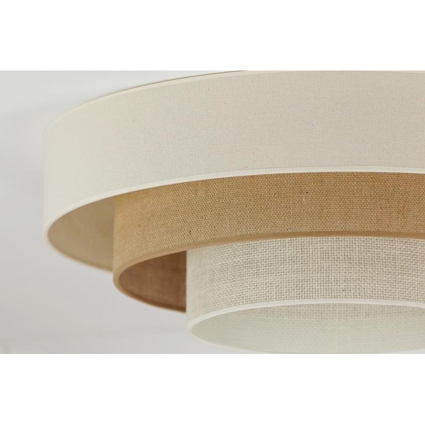 Brilagi - Plafonnier DENVER LUNETA LED/12W/230V d. 60 cm 3000K/4000K/6400K beige/crème