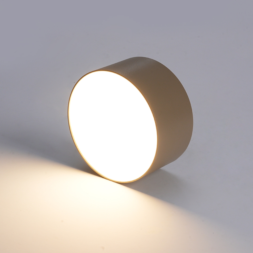 BRILAGI - Plafonnier LED d'extérieur FORIS LED/14W/230V Ø 12 cm beige IP44