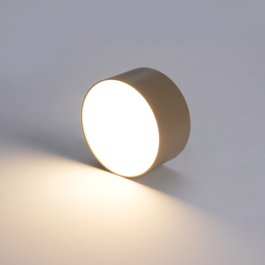 BRILAGI - Plafonnier d'extérieur LED FORIS LED/9W/230V Ø 9 cm beige IP44