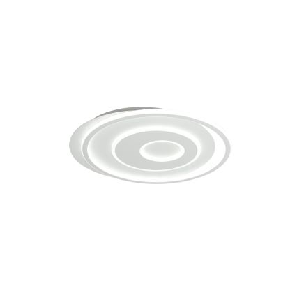 Brilagi - Plafonnier LED dimmable IRIS, 83 W, 230 V, 3000-6000 K, 46 x 50 cm, blanc + télécommande