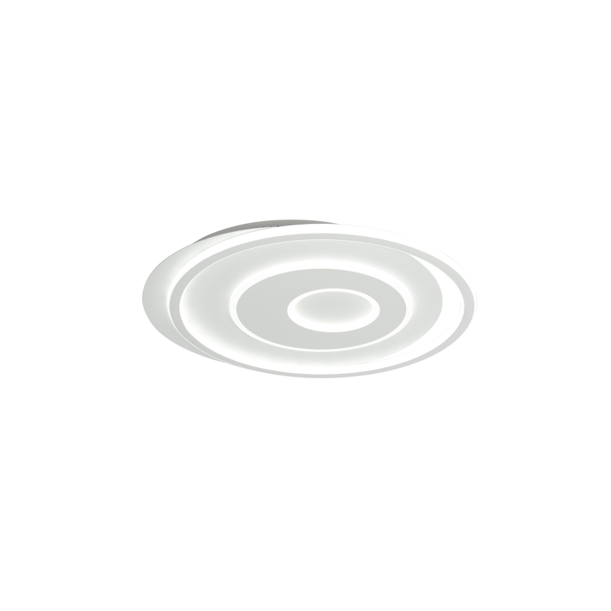 Brilagi - Plafonnier LED dimmable IRIS, 83 W, 230 V, 3000-6000 K, 46 x 50 cm, blanc + télécommande