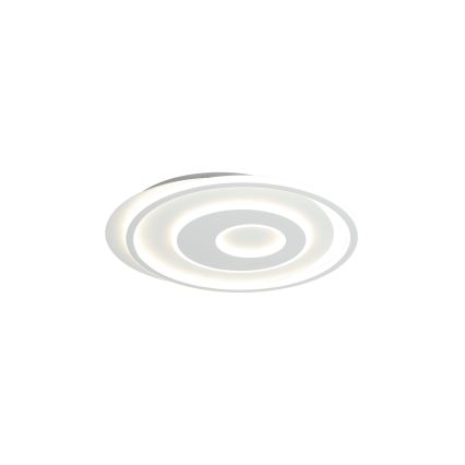 Brilagi - Plafonnier LED dimmable IRIS, 83 W, 230 V, 3000-6000 K, 46 x 50 cm, blanc + télécommande