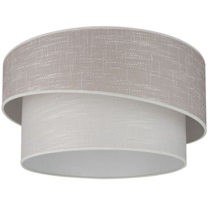 Brilagi - Plafonnier DOVER SHINE 1xE27/15W/230V d. 50 cm gris/crème