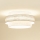 Brilagi - Plafonnier DOVER SPACE LED/12W/230V d. 50 cm 3000K/4000K/6400K gris/crème