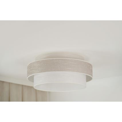 Brilagi - Plafonnier DOVER SPACE LED/12W/230V d. 50 cm 3000K/4000K/6400K gris/crème