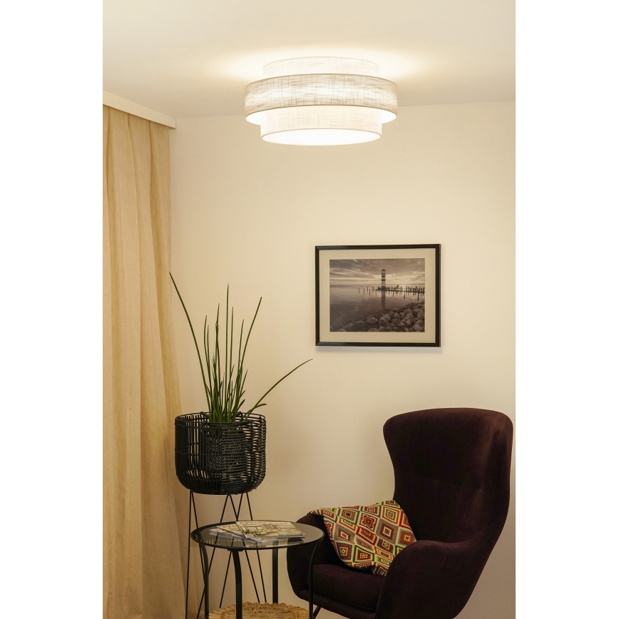 Brilagi - Plafonnier DOVER SPACE LED/12W/230V d. 50 cm 3000K/4000K/6400K gris/crème