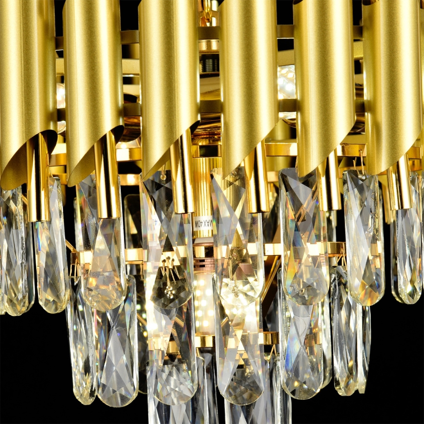 Brilagi - Plafonnier ECLIPSE 5xE14/10W/230V Ø 38 cm doré