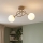 Brilagi - Plafonnier en applique MILO ECRU 2xE27/60W/230V beige/doré