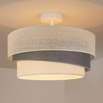 Brilagi - Plafonnier en applique TRIO 1xE27/60W/230V Ø 40 cm crème/gris