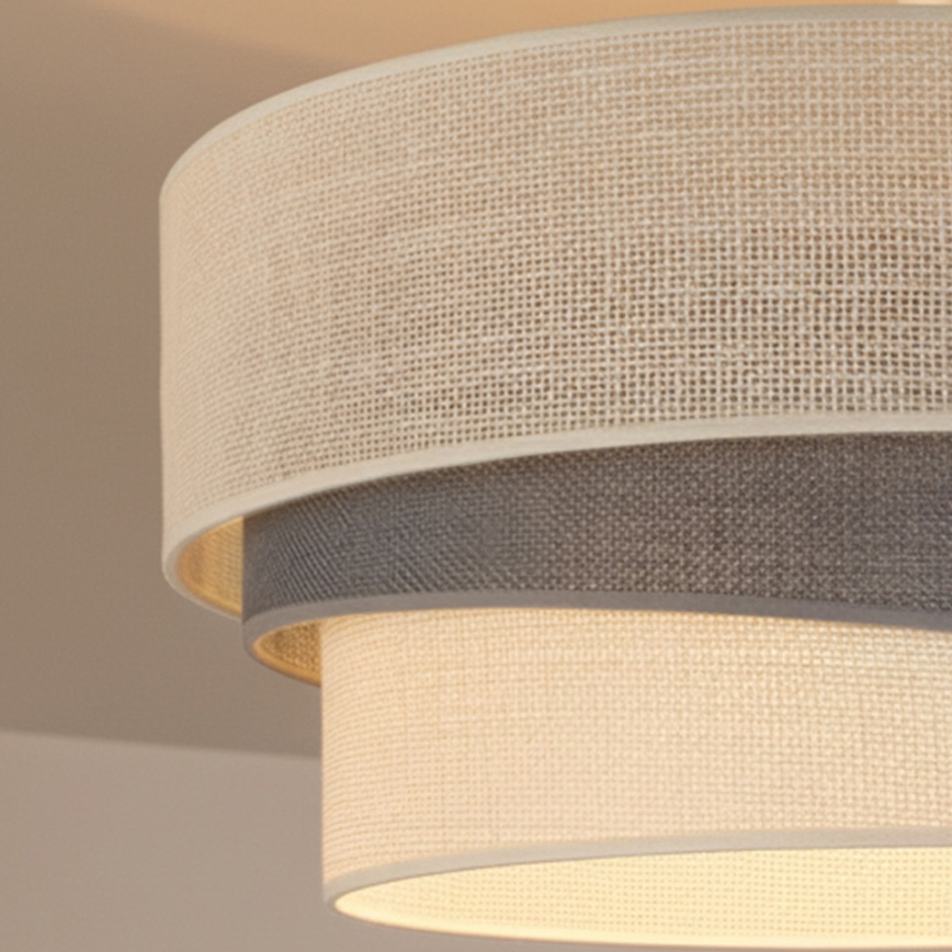 Brilagi - Plafonnier en applique TRIO 1xE27/60W/230V Ø 40 cm crème/gris
