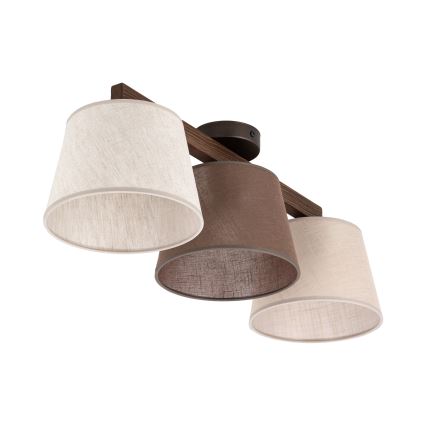 Brilagi - Plafonnier en saillie LATTE SABIA 3xE27/15W/230V pin/mix