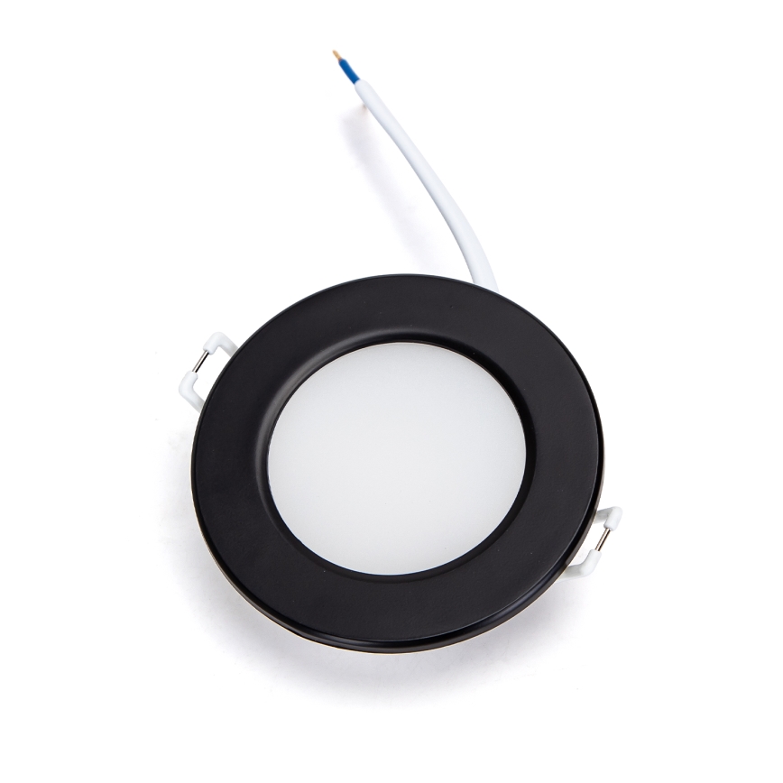 Brilagi - Plafonnier encastré LED pour salle de bains LED/12 W/230 V 3000 K noir IP65