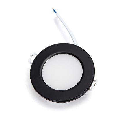 Brilagi - Plafonnier encastré LED pour salle de bains LED/24W/230V 3000K noir IP65