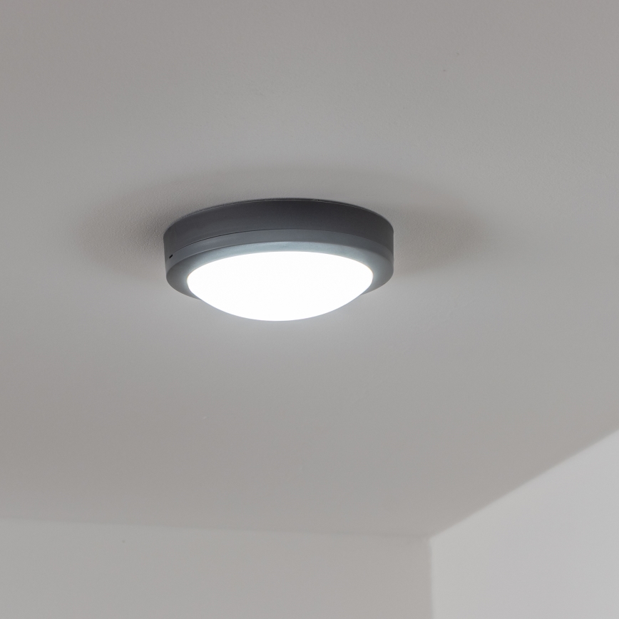 Brilagi - Plafonnier extérieur LED/13W/230V d. 17 cm IP54 anthracite