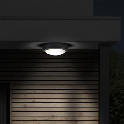 Brilagi - Plafonnier extérieur LED/13W/230V d. 17 cm IP54 anthracite