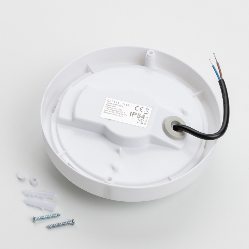 Brilagi - Plafonnier extérieur LED/13W/230V d. 17 cm IP54