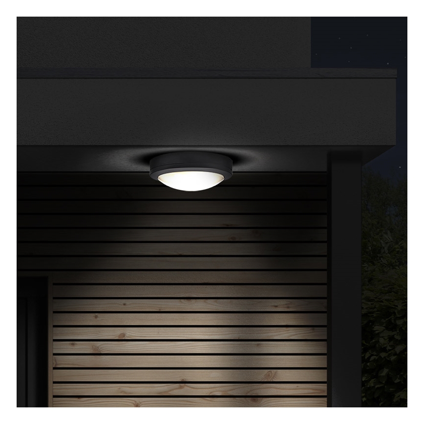 Brilagi - Plafonnier extérieur LED/20W/230V d. 23 cm IP54 anthracite