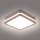 Brilagi - Plafonnier extérieur LED BENE LED/18W/230V 21,5x21,5 cm marron IP54