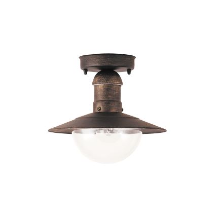 Brilagi - Plafonnier extérieur MOLDE 1xE27/60W IP44 bronze/patine