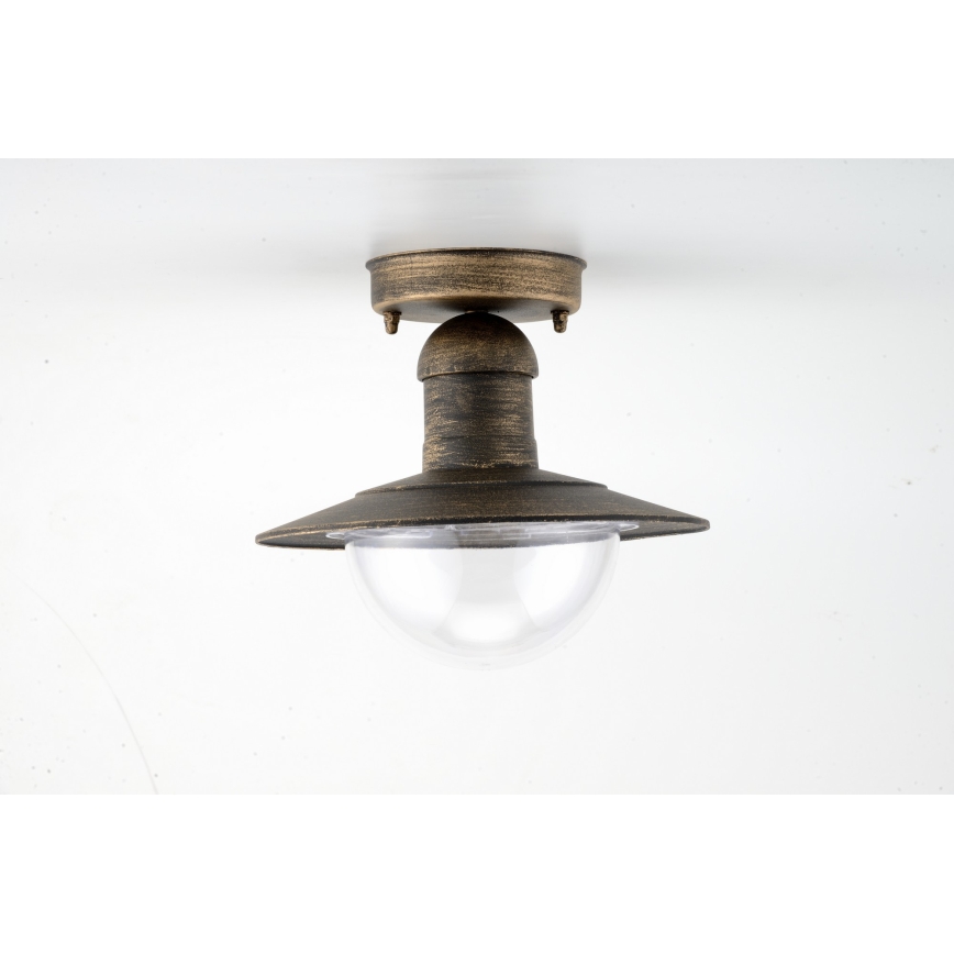 Brilagi - Plafonnier extérieur MOLDE 1xE27/60W IP44 bronze/patine
