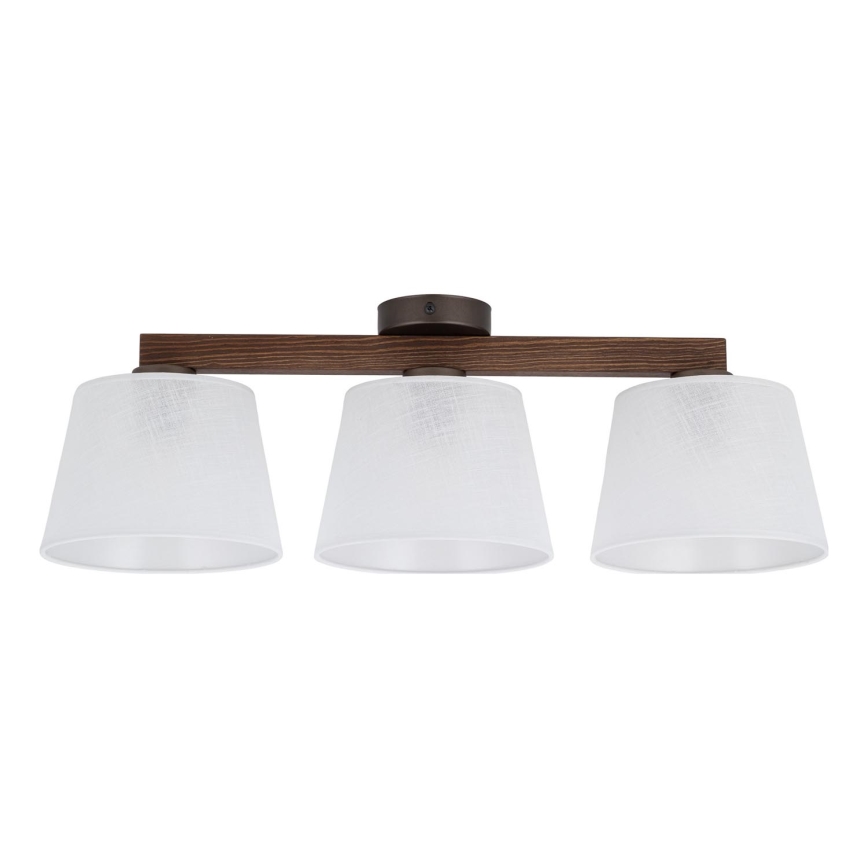 Brilagi - Plafonnier fixé au plafond LATTE 3xE27/60W/230V pin/blanc