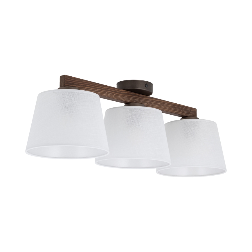 Brilagi - Plafonnier fixé au plafond LATTE 3xE27/60W/230V pin/blanc