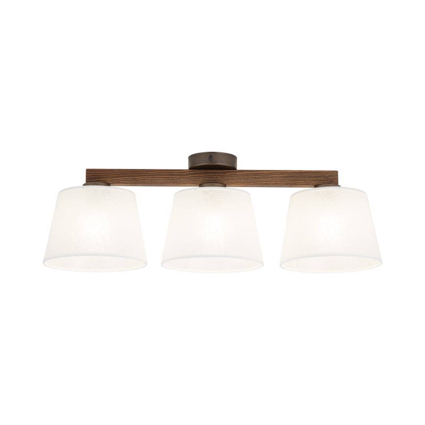Brilagi - Plafonnier fixé au plafond LATTE 3xE27/60W/230V pin/blanc