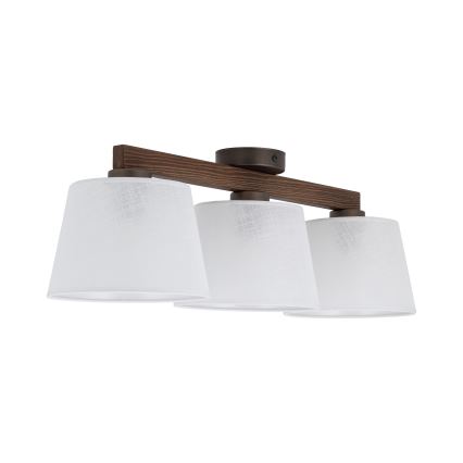 Brilagi - Plafonnier fixé au plafond LATTE 3xE27/60W/230V pin/blanc