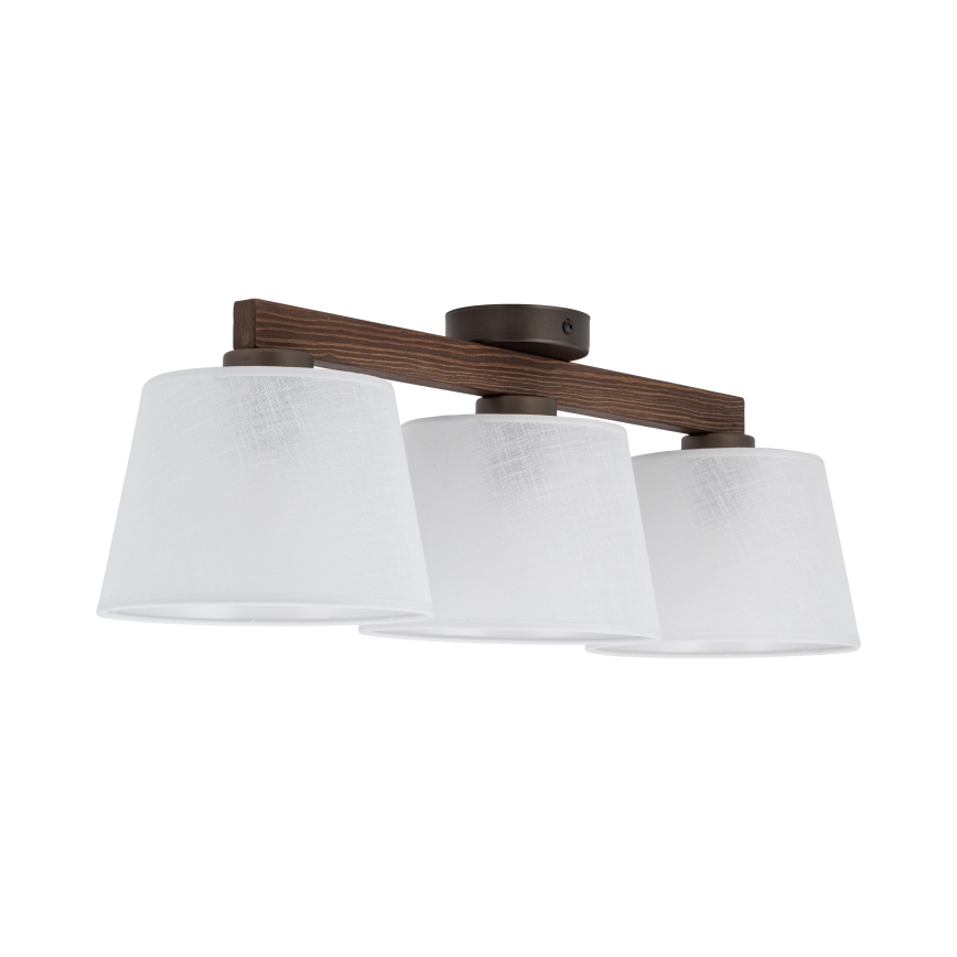 Brilagi - Plafonnier fixé au plafond LATTE 3xE27/60W/230V pin/blanc