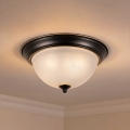 BRILAGI - Plafonnier FRESCO 2xE27/40W/230V Ø 28 cm noir/doré