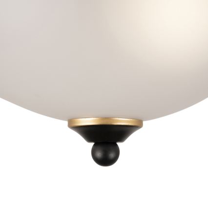 BRILAGI - Plafonnier FRESCO 2xE27/40W/230V Ø 28 cm noir/doré