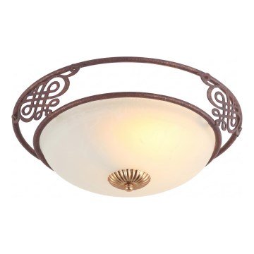 Brilagi - Plafonnier FRESCO 2xE27/40W/230V Ø 43 cm brun