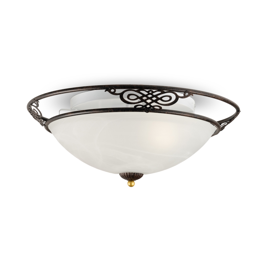 BRILAGI - Plafonnier FRESCO 2xE27/40W/230V Ø 43 cm brun
